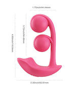 Honey Play Box Honey Play Box Melody Twin Balls Clit & G-Spot Vibrator - Pink - Image 5