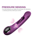 Honey Play Box Honey Play Box Tempo Pressure Sensing App-Controlled Flapping Vibrator - Purple - Image 2