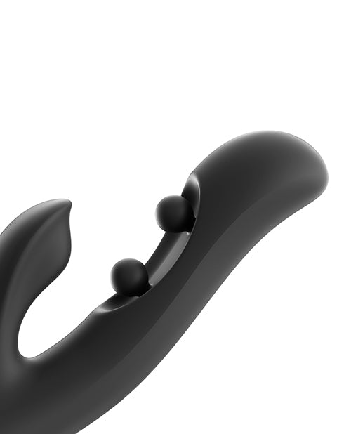 Honey Play Box Honey Play Box Gem Twin Balls Rabbit Vibrator - Black - Image 2