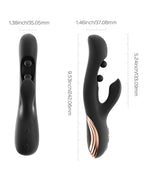 Honey Play Box Honey Play Box Gem Twin Balls Rabbit Vibrator - Black - Image 3
