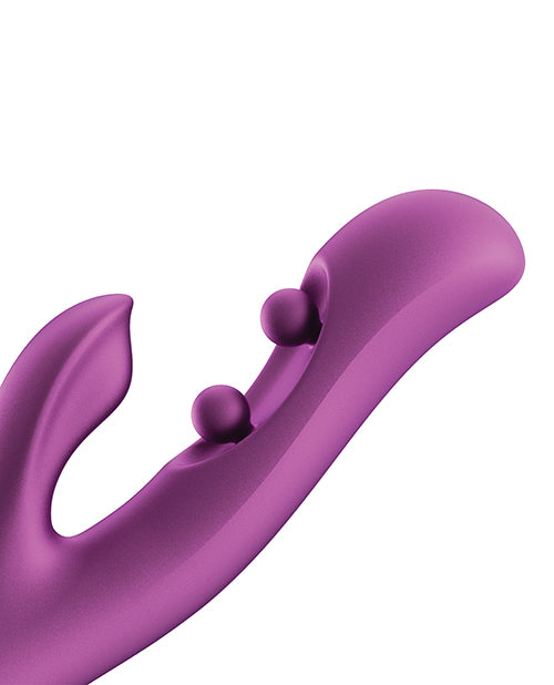 Honey Play Box Honey Play Box Gem Twin Balls Rabbit Vibrator - Purple - Image 2