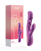 Honey Play Box Honey Play Box Gem Twin Balls Rabbit Vibrator - Purple - Image 5