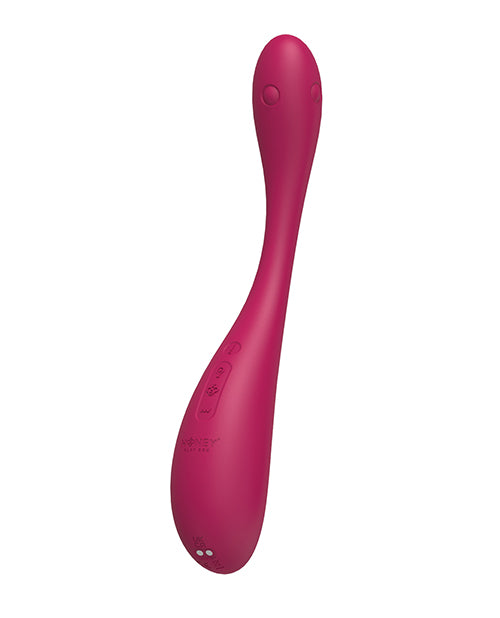 Honey Play Box Honey Play Box Puff App-Controlled Inflatable Kegel Ball - Dark Red