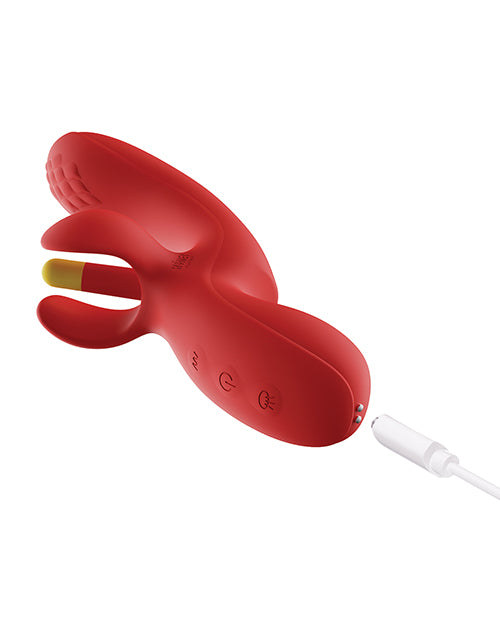 Honey Play Box Honey Play Box Fortexa Kinky Finger Flapping Clit & G-Spot Vibrator - Red - Image 4