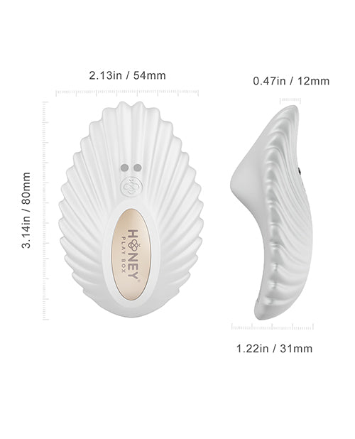 Honey Play Box Honey Play Box Pearl 2 App-Controlled Panty Vibrator - White - Image 5