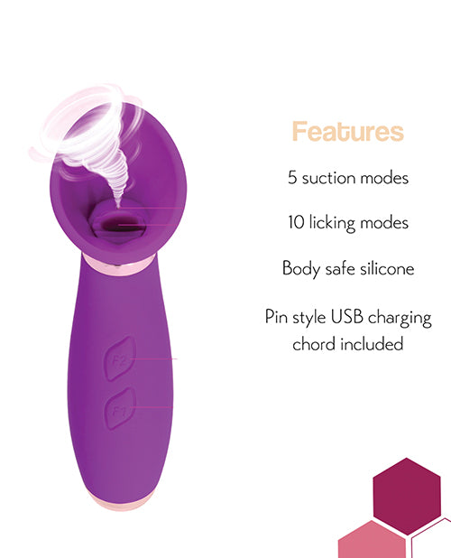 Honey Play Box Honey Play Box Seduction Suction Clitoral Stimulator - Pink - Image 2