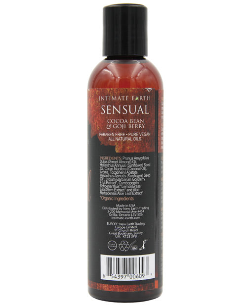 Intimate Earth Intimate Earth Cocoa Bean & Goji Berry Massage Oil - 120 ml - Image 2