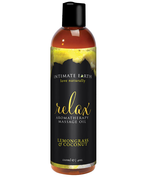 Intimate Earth Intimate Earth Coconut & Lemongrass Massage Oil - 120 ml