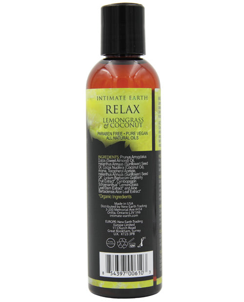 Intimate Earth Intimate Earth Coconut & Lemongrass Massage Oil - 120 ml - Image 2