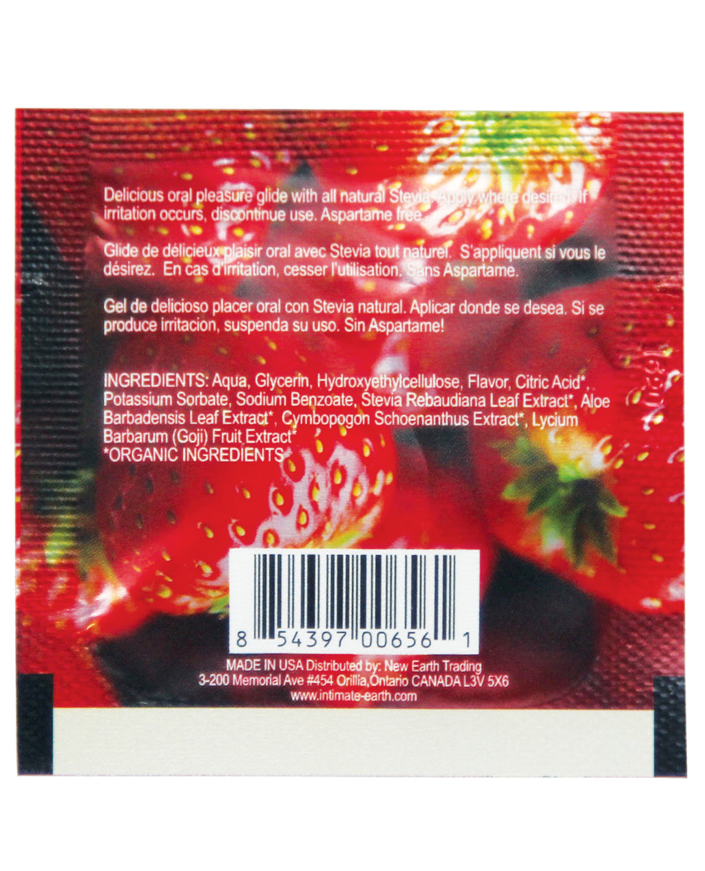 Intimate Earth Intimate Earth Natural Flavors Glide - 60 ml - Wild Cherries - Image 2