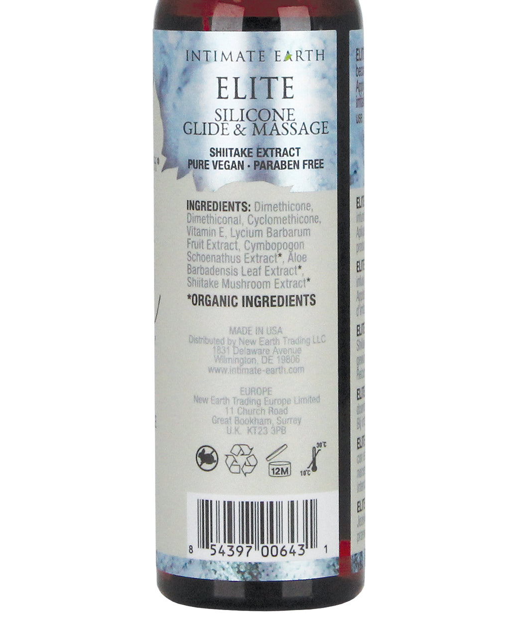 Intimate Earth Intimate Earth Natural Flavors Glide - 60 ml - Fresh Strawberries - Image 2