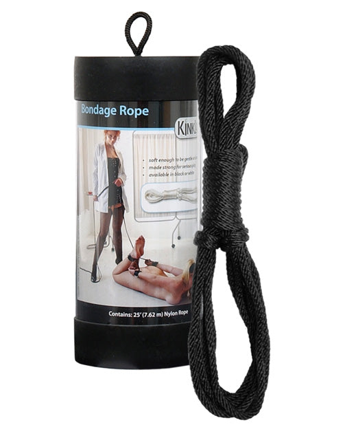 Kinklab KinkLab 25' Bondage Rope - Black