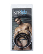 Kinklab KinkLab Rubber Cock Ring - Pack of 3