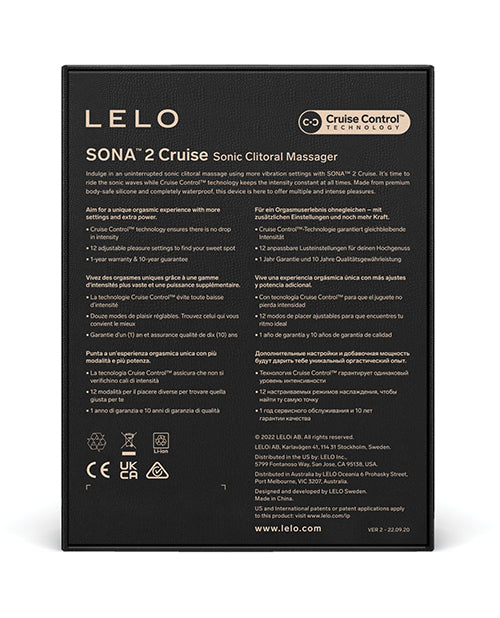Lelo LELO Sona 2 Cruise - Cerise - Image 5