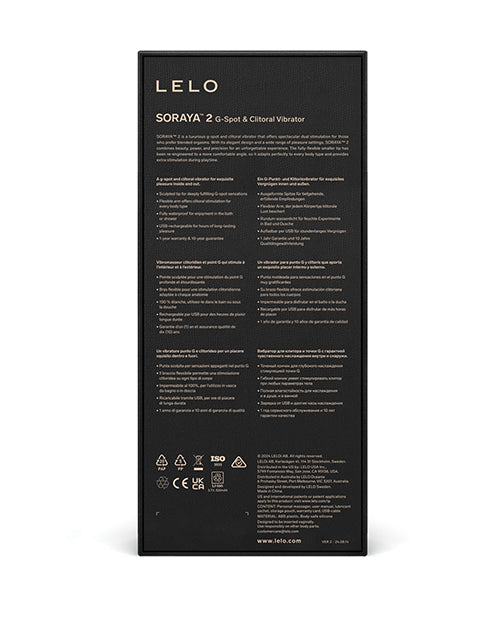 Lelo LELO Soraya 2 - Black - Image 4