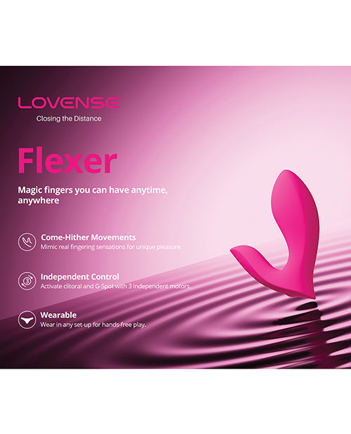 Lovense Lovense Flexer Dual Panty Vibrator - Pink - Image 6