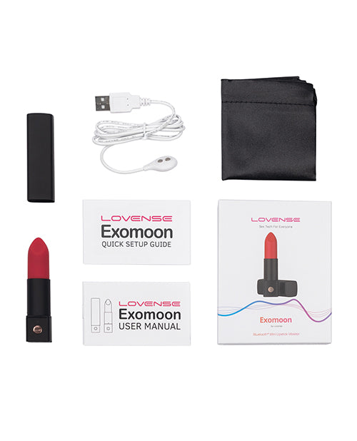 Lovense Lovense Exomoon Lipstick Vibe - Red - Image 5