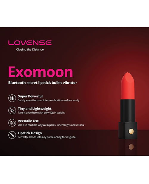 Lovense Lovense Exomoon Lipstick Vibe - Red - Image 6