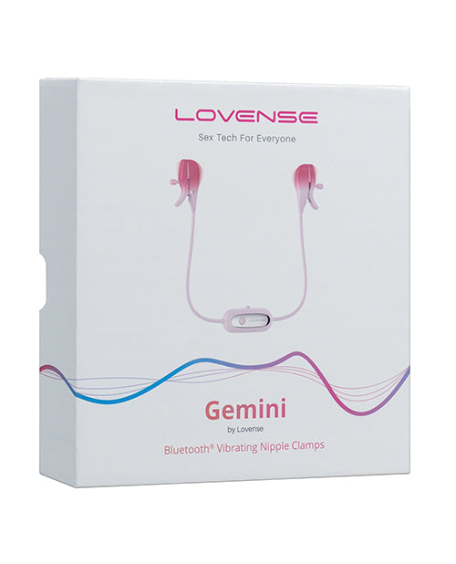 Lovense Lovense Gemini Vibrating Nipple Clamps - Pink - Image 4