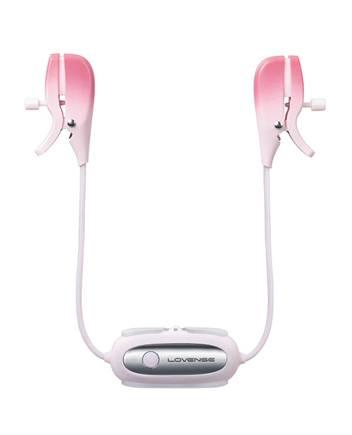 Lovense Lovense Gemini Vibrating Nipple Clamps - Pink