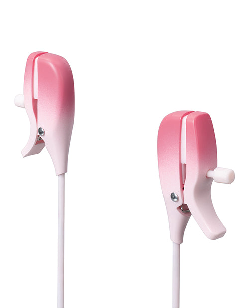 Lovense Lovense Gemini Vibrating Nipple Clamps - Pink - Image 3