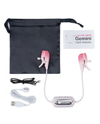 Lovense Lovense Gemini Vibrating Nipple Clamps - Pink - Image 5