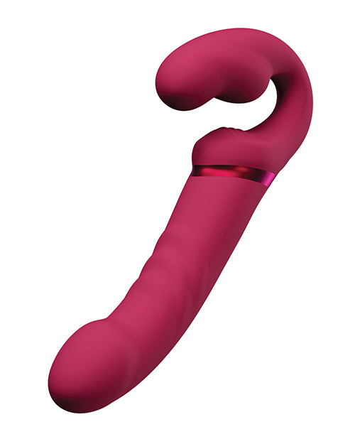 Lovense Lovense Lapis Vibrating Strapless Strap-On - Pink - Image 3