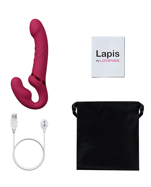 Lovense Lovense Lapis Vibrating Strapless Strap-On - Pink - Image 4