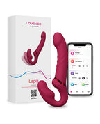 Lovense Lovense Lapis Vibrating Strapless Strap-On - Pink - Image 5