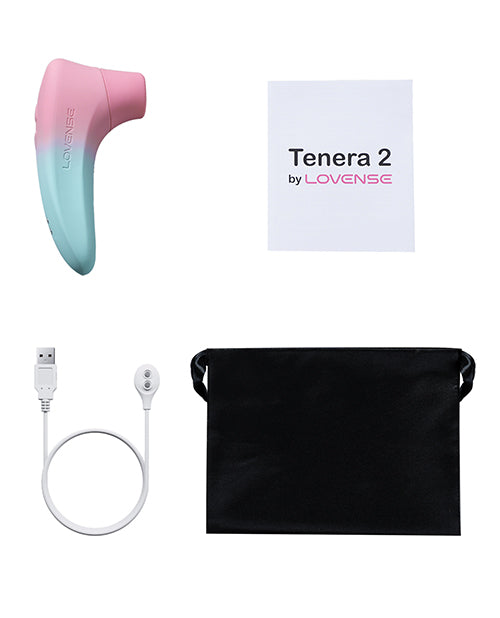 Lovense Lovense Tenera 2 Bluetooth Clitoral Suction Stimulator - Pink/Blue - Image 4