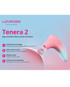 Lovense Lovense Tenera 2 Bluetooth Clitoral Suction Stimulator - Pink/Blue - Image 7