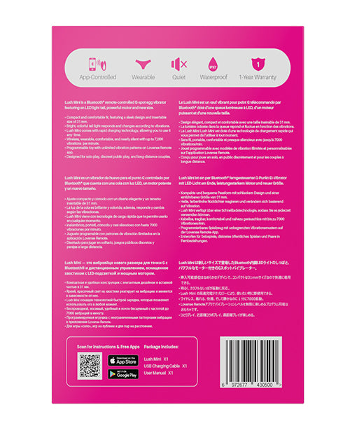 Lovense Lovense Lush Mini - Pink - Image 6