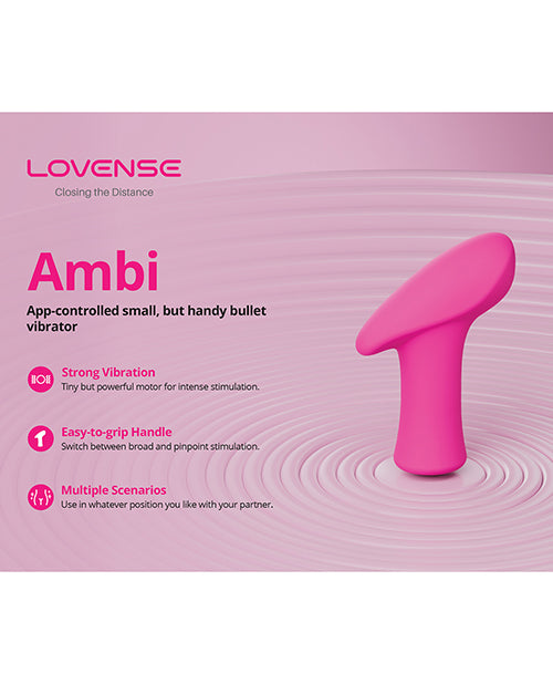 Lovense Lovense Ambi App-Controlled Bullet Vibrator - Pink - Image 4