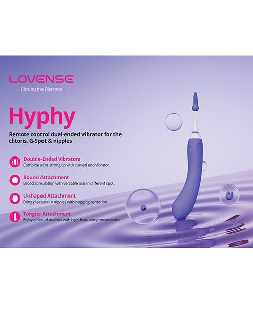 Lovense Lovense Hyphy Dual-End High-Frequency Vibrator - Purple - Image 7