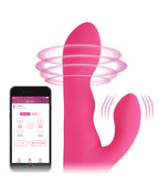 Lovense Lovense Nora App-Controlled Rotating Rabbit Vibrator - Pink