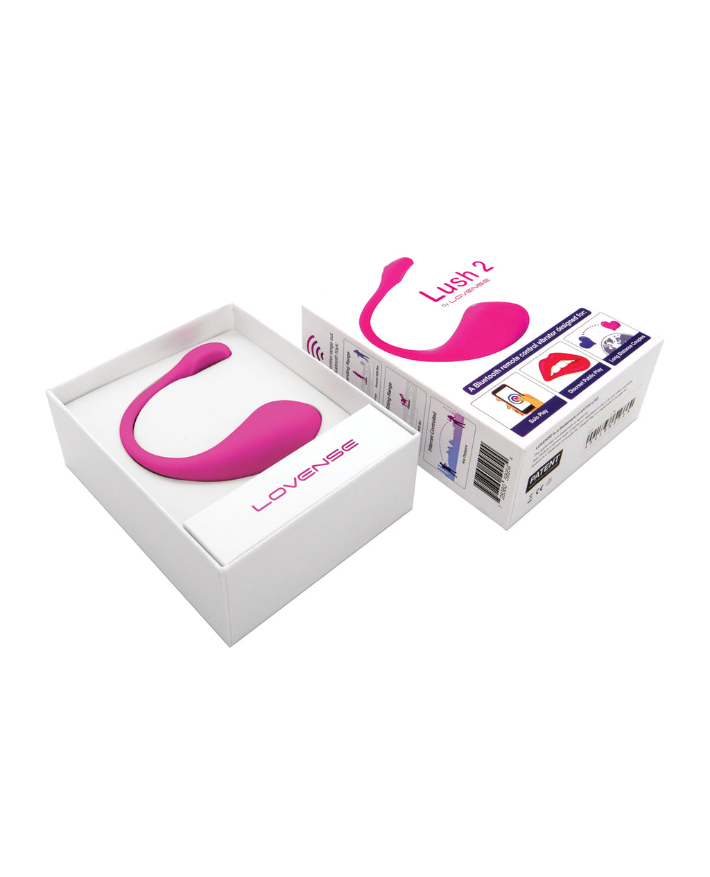 Lovense Lovense Lush 2 App-Controlled Wearable Vibrator - Pink - Image 4