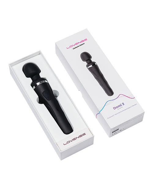 Lovense Lovense Domi 2 App-Controlled Mini Wand - Black - Image 3