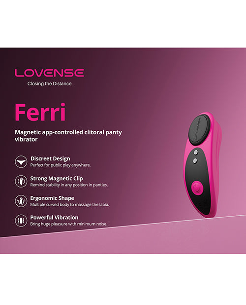 Lovense Lovense Ferri App-Controlled Panty Vibrator - Pink - Image 6