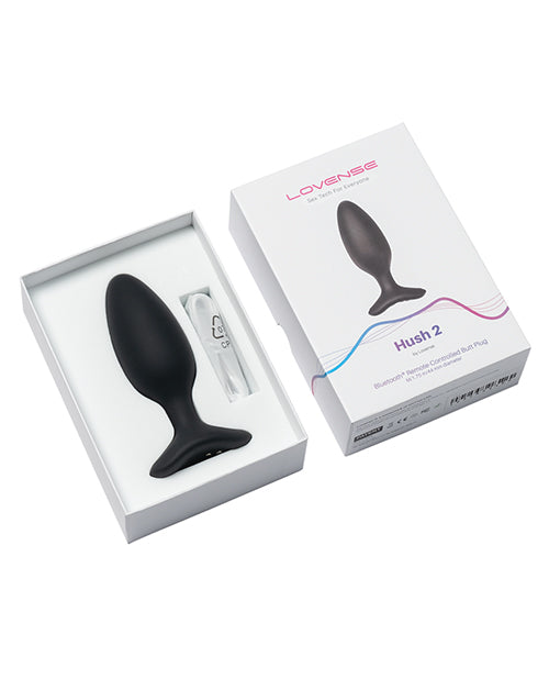 Lovense Lovense Hush 2 1.75" Butt Plug - Black - Image 4