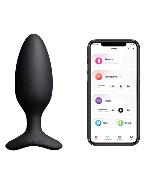 Lovense Lovense Hush 2 1.75" Butt Plug - Black - Image 2
