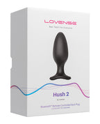 Lovense Lovense Hush 2 App-Controlled Vibrating Butt Plug - 2.25" - Black - Image 2