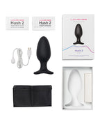 Lovense Lovense Hush 2 App-Controlled Vibrating Butt Plug - 2.25" - Black - Image 5