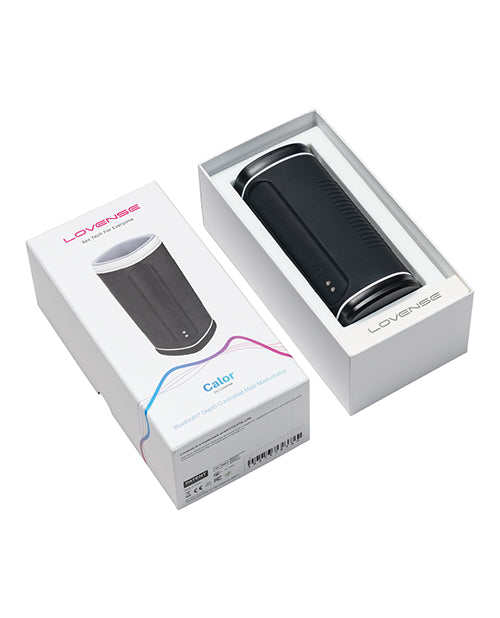 Lovense Lovense Calor App-Controlled Heating Masturbator - Black - Image 4