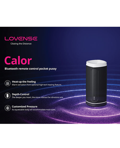 Lovense Lovense Calor App-Controlled Heating Masturbator - Black - Image 6