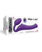 Strap-On-Me Strap On Me Vibrating Bendable Strapless Strap On - Medium - Purple - Image 3