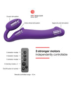 Strap-On-Me Strap On Me Vibrating Bendable Strapless Strap On - Medium - Purple