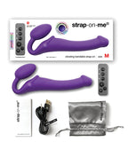 Strap-On-Me Strap On Me Vibrating Bendable Strapless Strap On - Medium - Purple - Image 5