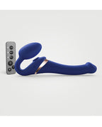 Strap-On-Me Strap-On-Me Multi Orgasm Bendable Strapless Strap-On - Night Blue Small