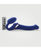 Strap-On-Me Strap-On-Me Multi Orgasm Bendable Strapless Strap-On - Night Blue Medium