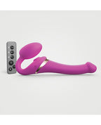 Strap-On-Me Strap-On-Me Multi Orgasm Bendable Strapless Strap-On - Fuchsia Small - Image 2